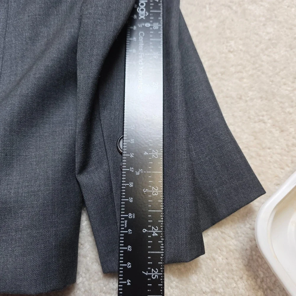 Lauren Ralph Lauren Blazer Mens 42R Gray Notch Lapel Single Breasted Pockets